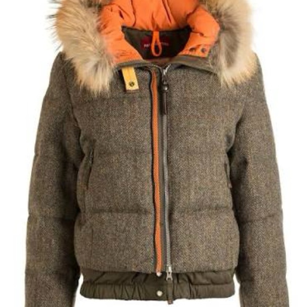 ISO parajumpers Harris tweed puffer in M L or XL